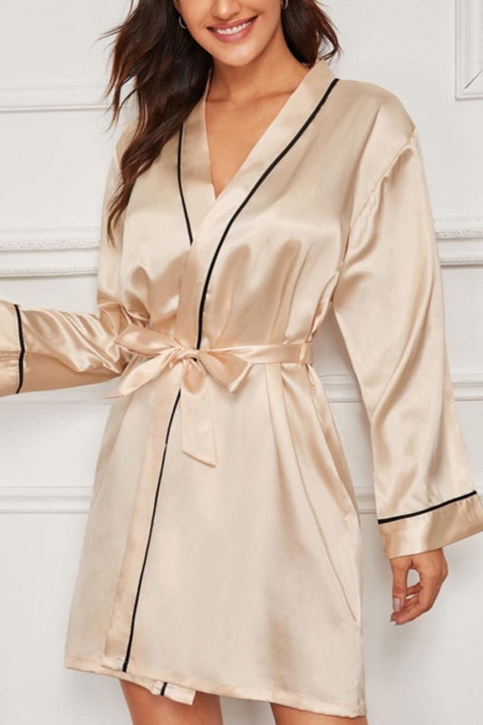 Angelic Satin Robe